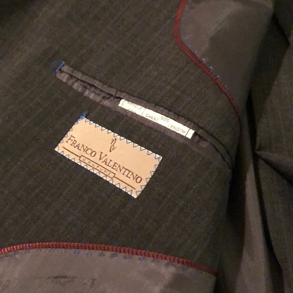 Men’s Suit - Coat and Pants - Grey and Blue - Picture 4 of 5